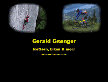 Tablet Screenshot of gerald.gsenger.at
